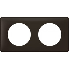 Legrand 066742 CLN2 Рамка 2п Чер.перкаль..