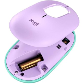 Беспроводная мышь LOGITECH Pop Mouse, COSMOS LAVENDER - Metoo (4)