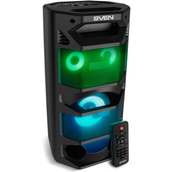 SVEN PS-670, черный, акустическая система (65W, TWS, Bluetooth, FM, USB, microSD, LED-display, RC) - Metoo (3)