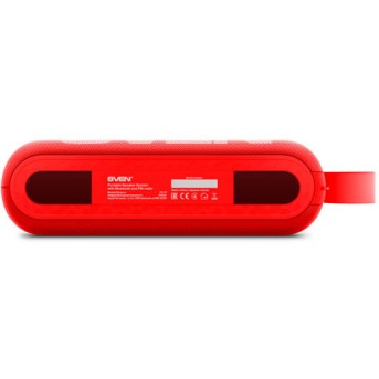SVEN PS-75, красный, акустическая система 2.0, мощность 2x3 Вт (RMS), Bluetooth, FM, USB, microSD - Metoo (3)