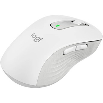 Мышь компьютерная Mouse wireless LOGITECH Signature M650, white - Metoo (2)