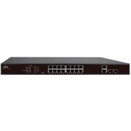 UNV NSW2010-16T2GC-POE-IN 16×100Mbps PoE ports (RJ45)+2×1000Mbps Combo ports