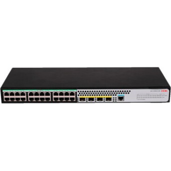 Коммутатор H3C S1850V2-28X L2 Ethernet Switch with 24*10/<wbr>100/<wbr>1000BASE-T Ports and 4*1G/<wbr>10G BASE-X SFP Plus Ports,(AC) - Metoo (1)