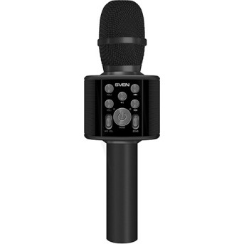 SVEN Микрофон для караоке MK-960, черный (6W, Bluetooth, microSD, 1200mA*h) - Metoo (1)