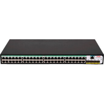 Коммутатор H3C S1850V2-52X L2 Ethernet Switch with 48*10/<wbr>100/<wbr>1000BASE-T Ports and 4*1G/<wbr>10G BASE-X SFP Plus Ports,(AC) - Metoo (1)