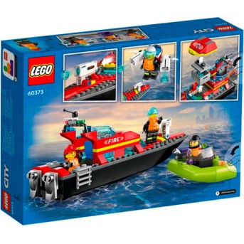 Lego 60373 Город Пожарная лодка - Metoo (3)