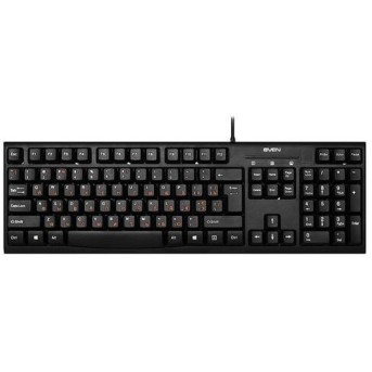 SVEN Клавиатура KB-S300 черная - Metoo (1)