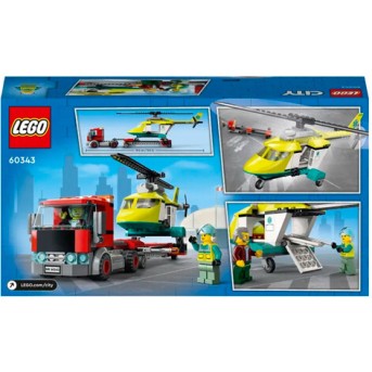 Lego 60343 Город Грузовик для спасательного вертолёта - Metoo (3)