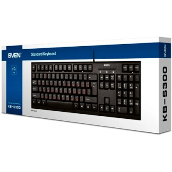 SVEN Клавиатура KB-S300 черная - Metoo (3)