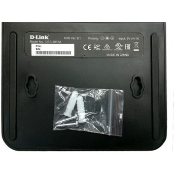 D-Link DES-1016A/<wbr>E2A 16-порт 10/<wbr>100 неупр-й коммутатор пластиковый корпус - Metoo (3)