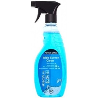 F188334 "FAVORIT OFFICE" Wide Screen Clean- чистящее средство для ухода за ЖК(LCD) экранами, 500 мл. - Metoo (1)