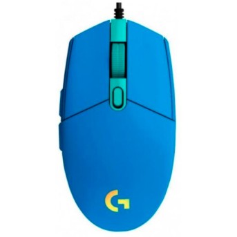 Проводная игровая мышь LOGITECH G102 blue - Metoo (2)