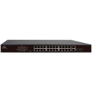 UNV NSW2010-24T2GC-POE-IN 24×100Mbps PoE ports (RJ45)+2×1000Mbps Combo ports