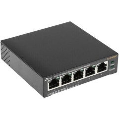 TP-Link TL-SF1005P 5-портовый 10/<wbr>100 Мбит/<wbr>с настольный коммутатор с 4 портами PoE