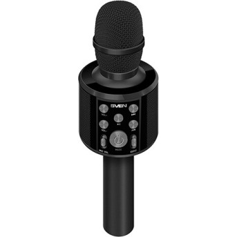 SVEN Микрофон для караоке MK-960, черный (6W, Bluetooth, microSD, 1200mA*h) - Metoo (2)