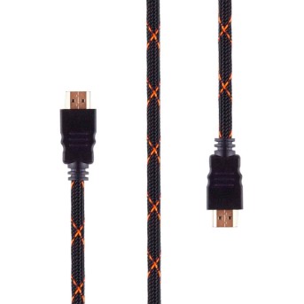 Rombica кабель для видео ZX50B HDMI to HDMI, 2.0b, 5 м., черный в Metoo.kz - Metoo (1)