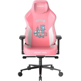 Игровое компьютерное кресло DX Racer Craft Hallo cat Pink - Metoo (1)