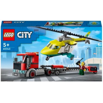 Lego 60343 Город Грузовик для спасательного вертолёта - Metoo (2)