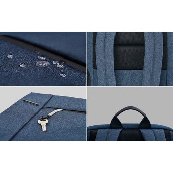 Рюкзак NINETYGO Classic Business Backpack dark blue - Metoo (4)