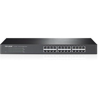 TP-Link TL-SF1024 Неуправляемый монтируемый в стойку FAST ETHERNET комм-тор - Metoo (1)