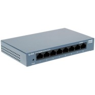 TP-Link LS108G 8-портовый гигабитный коммутатор, 8 гигабитных портов RJ45, металический корпус