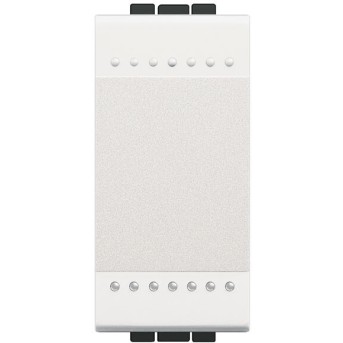 Legrand N4915N LivingLight Клавиша без символа, размер 1 модуль, цвет белый - Metoo (1)