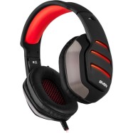 SVEN AP-U997MV Игровые стереонаушники с микрофоном черный-красн (USB, LED, 7.1)