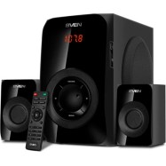 SVEN Колонки MS-2020, черный (55W, FM, USB/SD, Display, RC, Bluetooth)