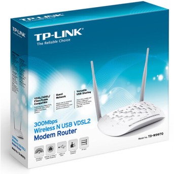 TP-Link TD-W9970 N300 Wi-Fi роутер с модемом VDSL/<wbr>ADSL и портом USB - Metoo (4)