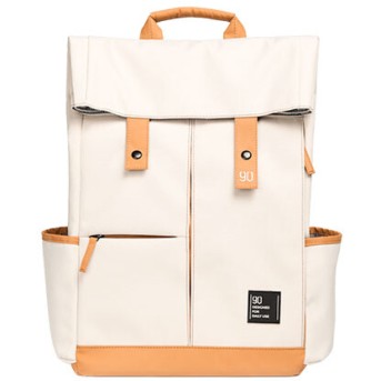 Рюкзак NINETYGO Colleage Leisure Backpack white - Metoo (1)