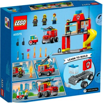 Lego 60375 Город Пожарная часть и пожарная машина - Metoo (3)