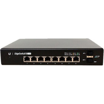 Коммутатор Ubiquiti EdgeSwitch 8-150W - Metoo (1)