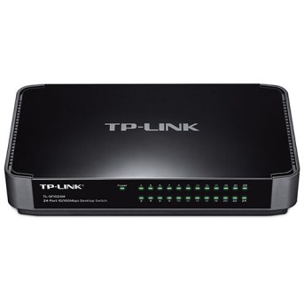 TP-Link TL-SF1024M 24-портовый 10/<wbr>100 Мбит/<wbr>с настольный коммутатор - Metoo (1)