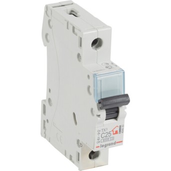 Legrand 404030 Авт.выкл.TX3 C25A 1П 6000 - Metoo (1)