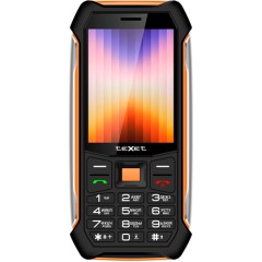 Мобильный телефон teXet TM-D412 цвет черный-оранжевый