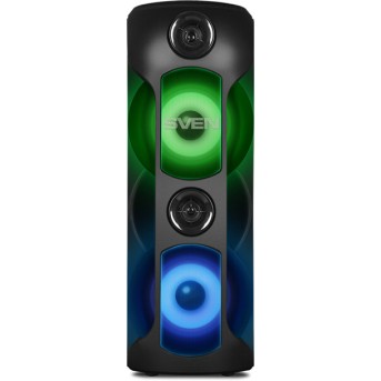 SVEN PS-720, черный, акустическая система, 80W, TWS, Bluetooth, FM, USB, microSD, LED-display - Metoo (1)
