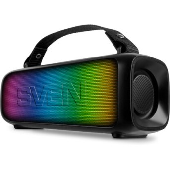 SVEN PS-235, черный, акустическая система, 12W, TWS, Bluetooth, FM, USB, 1500mA*h - Metoo (1)