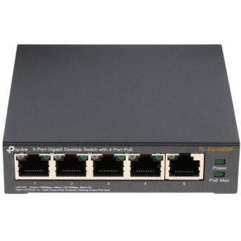 TP-Link TL-SG1005P 5-портовый гигабитный настольный коммутатор с 4 портами PoE - Metoo (3)