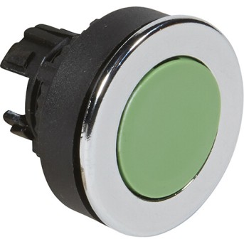 Legrand 023815 Osmoz гол.кнопки 30мм ЗЕЛ, потайн. без фикс. - Metoo (1)