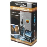 F540393 "FAVORIT OFFICE" Набор для ухода цифровой техникой, спрей 250 мл + 1 микрофибра