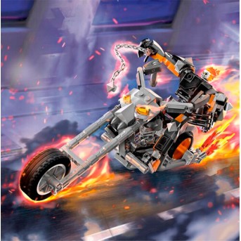Lego 76245 Супер Герои Призрачный гонщик с роботом и мотоциклом - Metoo (4)