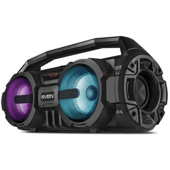 SVEN PS-415, черный, акустическая система 2.0, 2х6Вт (RMS), USB, microSD, Bluetooth, FM, LED-display - Metoo (1)