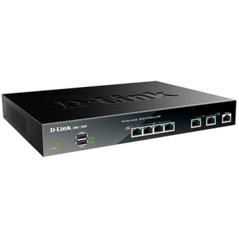 D-Link DWC-1000 Беспроводной контроллер c 2 портами 10/<wbr>100/<wbr>1000 Option* + 4 портами 10/<wbr>100/<wbr>1000 LAN - Metoo (1)