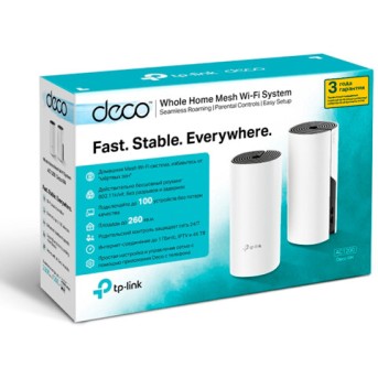 TP-Link Deco M4 Домашняя Mesh Wi-Fi система 2-pack - Metoo (2)