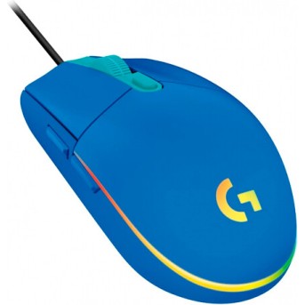 Проводная игровая мышь LOGITECH G102 blue - Metoo (3)