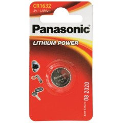 Батарейка дисковая литиевая PANASONIC CR-1632/<wbr>1B
