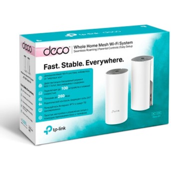 TP-Link Deco E4 Домашняя Mesh Wi-Fi система 2 pack - Metoo (4)