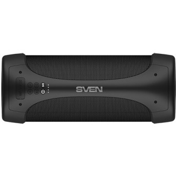 SVEN PS-370, черный, акустическая система 2.0, мощность 2х20Вт(RMS), Bluetooth, FM, USB, Водонепроницаемый (IPx5), подсветка, microSD, 2x3600mA*h в Metoo.kz - Metoo (3)