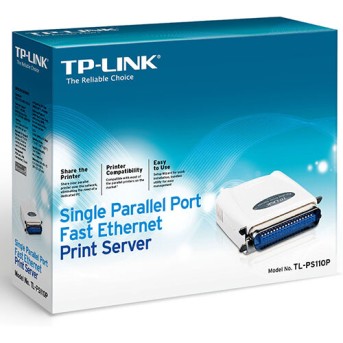 TP-Link TL-PS110P Принт-сервер с 1 параллельным портом и 1 портом Fast Ethernet - Metoo (3)