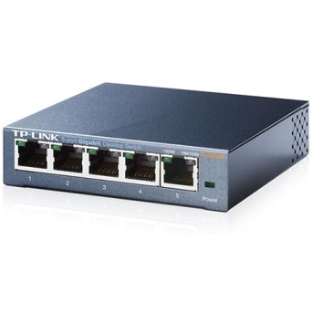 TP-Link TL-SG105 5-портовый 10/<wbr>100/<wbr>1000 Мбит/<wbr>с настольный коммутатор - Metoo (4)